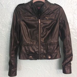 Faux Leather Jacket